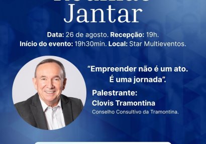 REUNIÃO JANTAR COM CLOVIS TRAMONTINA